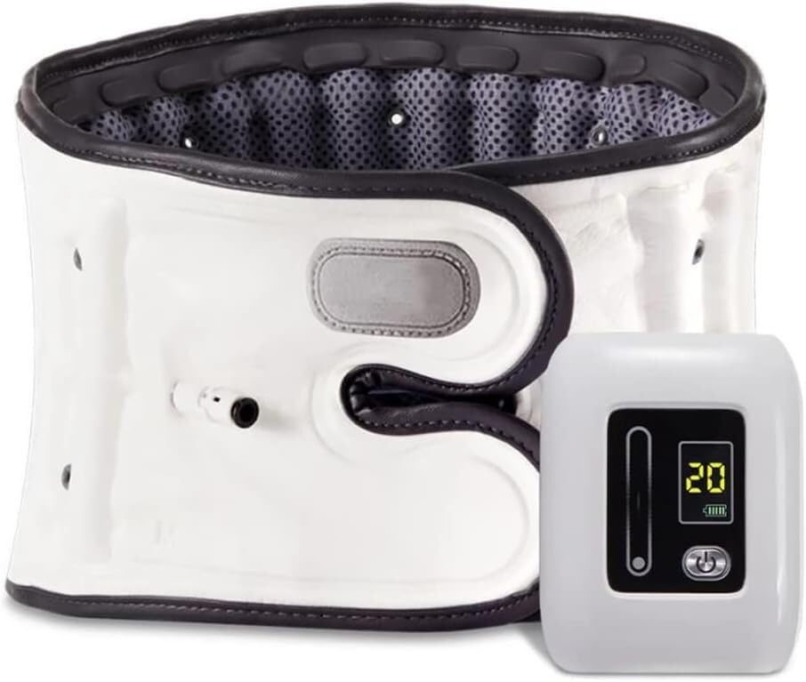 Spinal Back Support Belt Non-slip Silicone Design Decompression Back Belt 5-layer TPU For Stable Support With Electric Air Pump For Posture Lumbar Correct By Lumbar Disc Traction (Size : Medium)