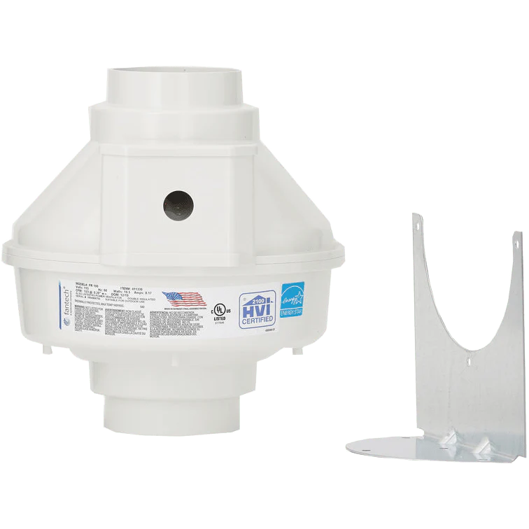 Fantech FR Series 4-in. Inline Centrifugal Fan