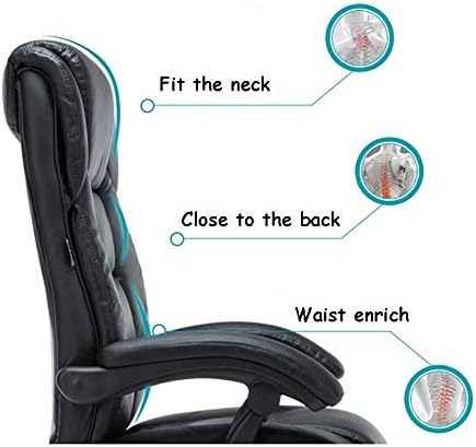 Executive Swivel Adjustable Swivel Office Desk Chair with Armrests Lumbar Support Desk Ergonomic Chair Chair Reclining Boss Home Study Office Lunch Break Lift Staff Lift Reclining (Beige)