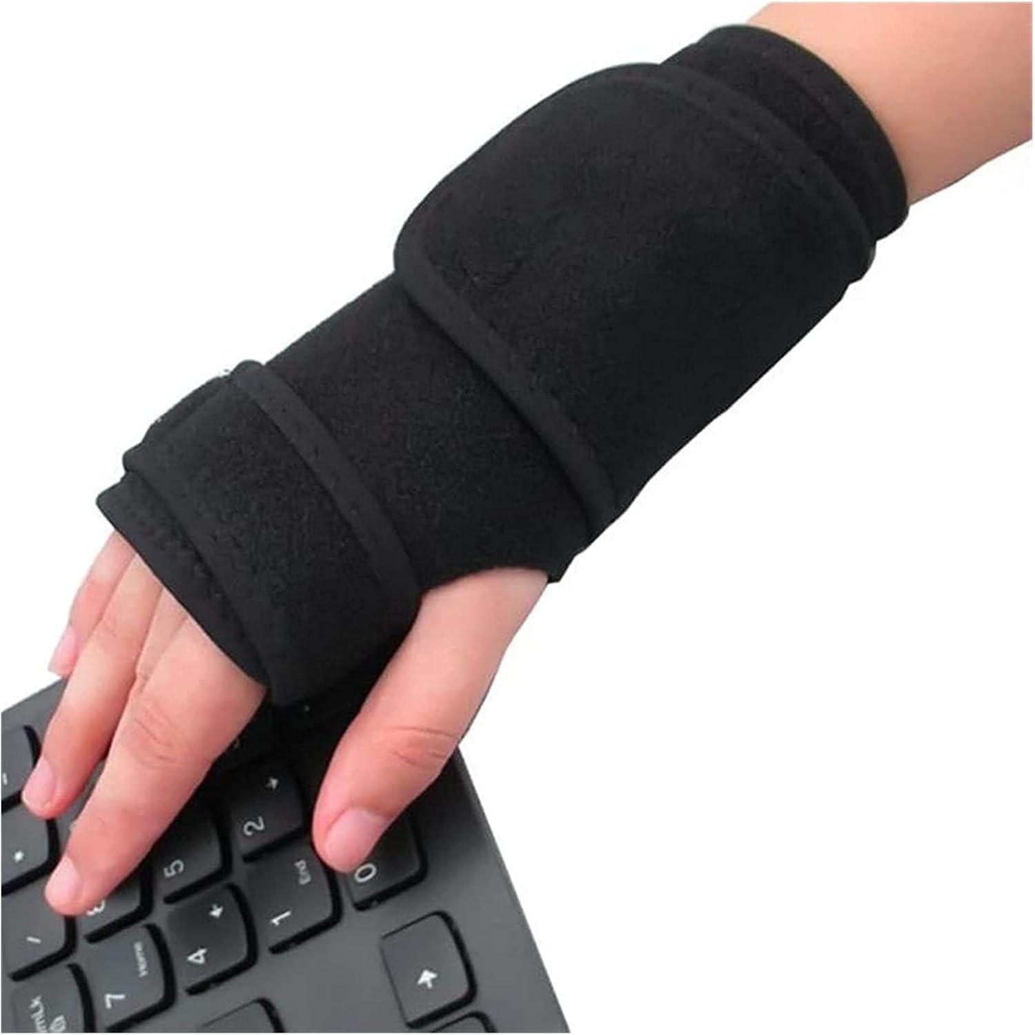 Finger Separator Finger Contracture Cushion Fingered Hand Wrist Support,Finger Posture For Stroke Hand, Orthosis Rehabilitation For Impairment/Hemiplegia/Stiff Fingers (Left 1Pcs) (Right 1pcs)