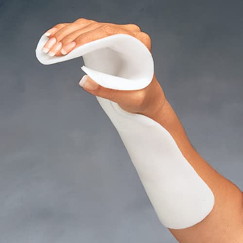 North Coast Medical Encore, Thermoplastic Splint Material, 18in x 24in (46 x 61cm), 1/8in (3.2mm) Smooth, White (Pack of 4) NC14000