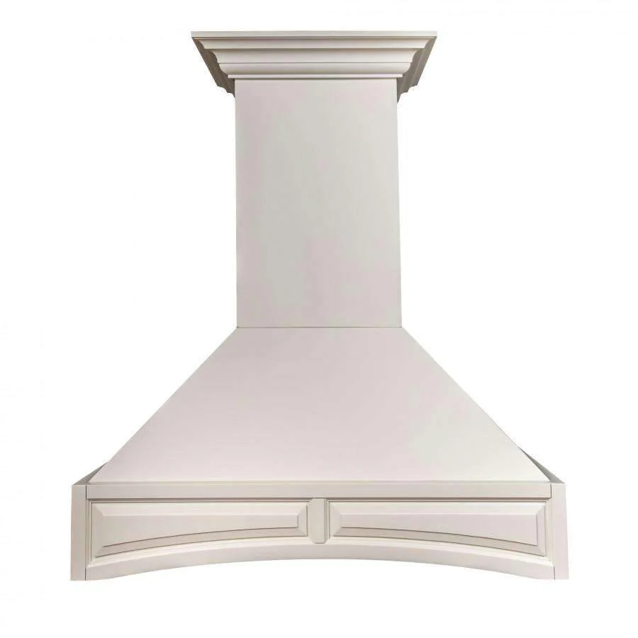 ZLINE 30-Inch Wooden Wall Mount Range Hood in White (321TT-RS-30-400)