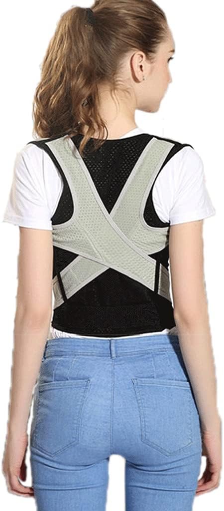Back Posture Corrector Therapy Corset Spine Support Belt Lumbar Back Posture Correction Bandage for Men Women,with Waist Belt-X,with Waist Belt-XX