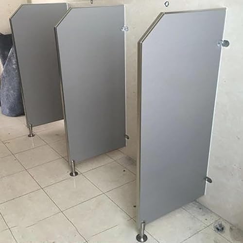 Wooden Urinal Privacy Divider - Floor-Mounted Partition Wall for Men's Restrooms, Waterproof Baffle for Hotels & Shopping Malls, Enhance Privacy & Hygiene in Public Toilets