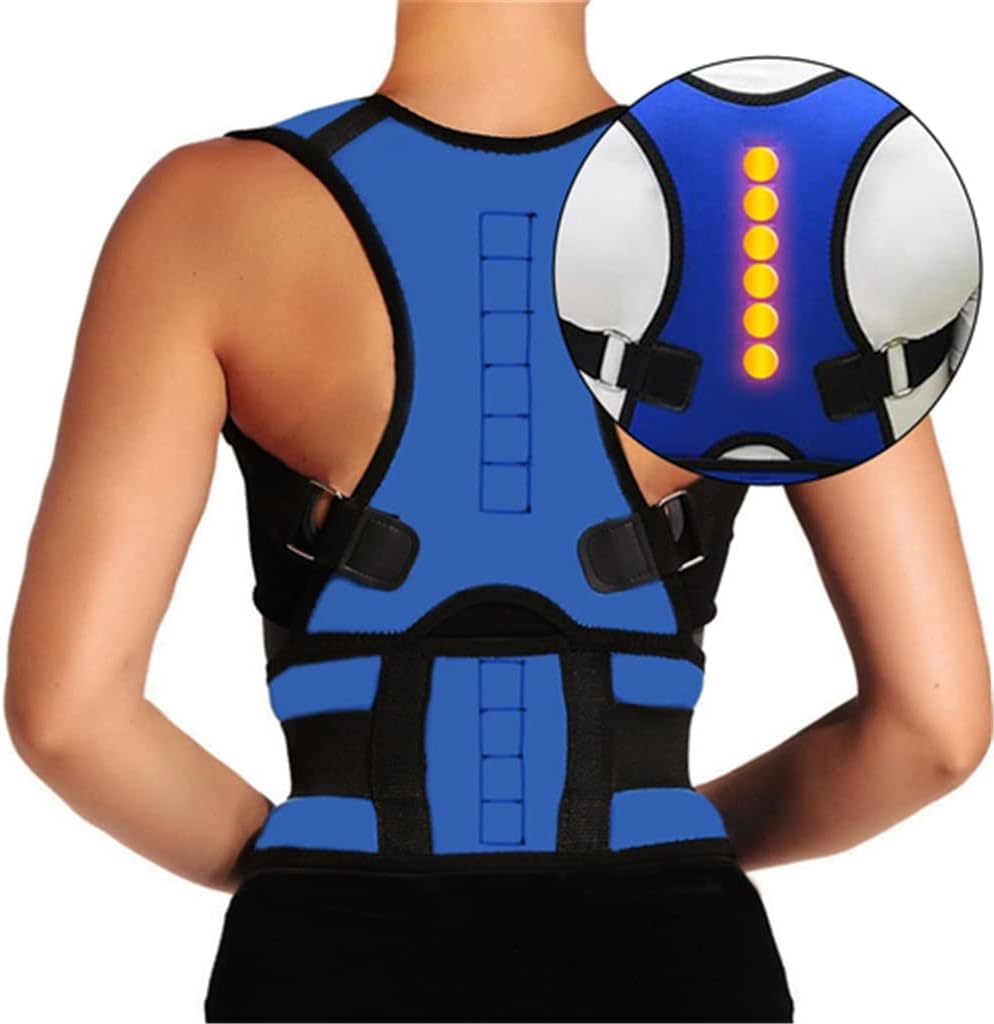 Men Women Corrective Vest Posture Corrector Shoulder Back Orthopedic Brace Scoliosis Back Support Belt(XXL Code)