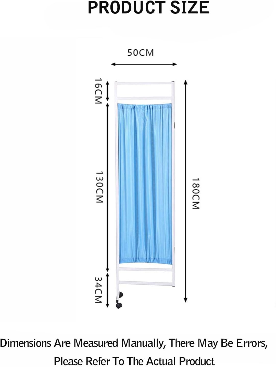 Lightweight Folding Medical Privacy Screens, 4-6 Panel Partition for Clinics & Nursing Homes, Easy to Move, Durable Medical Room Divider, Enhanced Patient Privacy