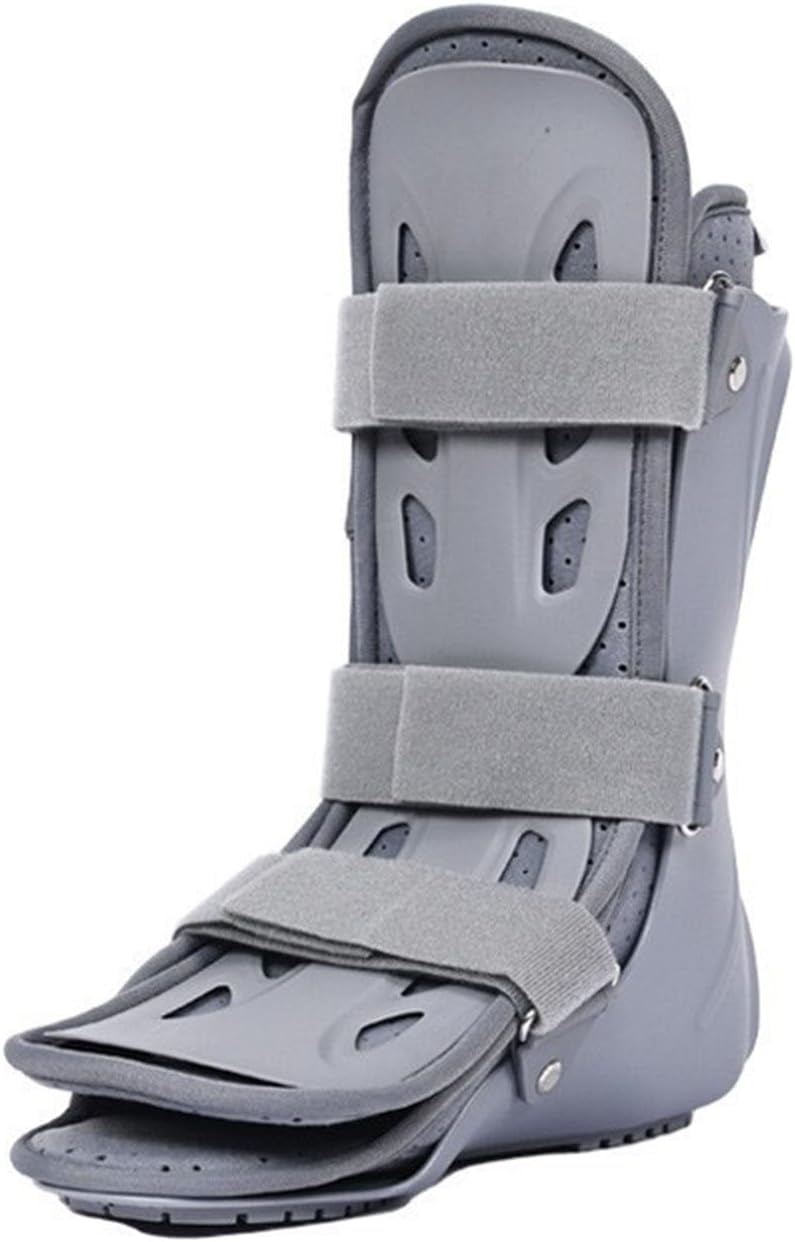 Ankle Stabilizer Brace, Sleeping Drop Foot Support, Quick Lace Up Ankle Support for Ankle Or Foot Sprained Injuries Fracture Boot,Right,M-Left-Medium