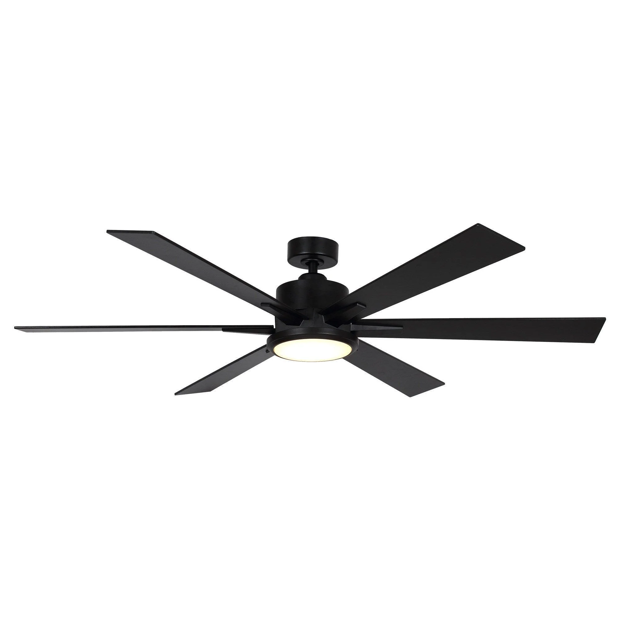 Parrot Uncle 65-Inch Amold Industrial Downrod Mount Ceiling Fan with Lighting and Remote Control (F8306110V)