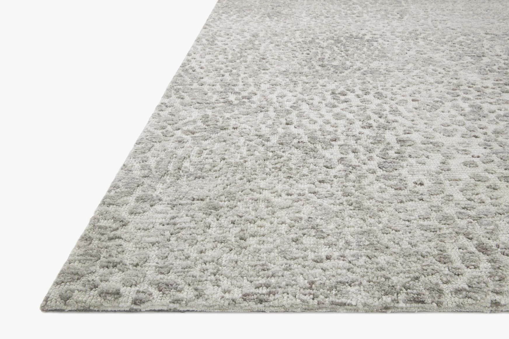 Loloi II Neda Collection - Transitional Power Loomed Rug in Silver & Ivory (NED-02)