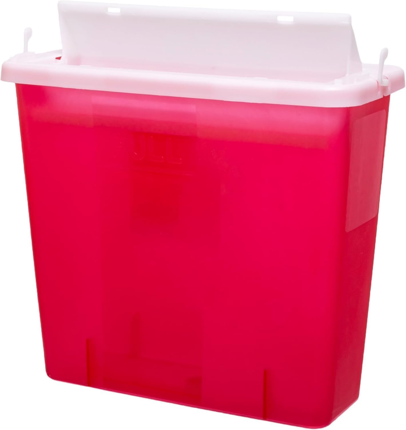 Sharps Container 5 Quart with Mailbox Style Lid - Large - Puncture Resistant for Safe Needle Disposal - for Home, Travel and Medical use(20 Pack)