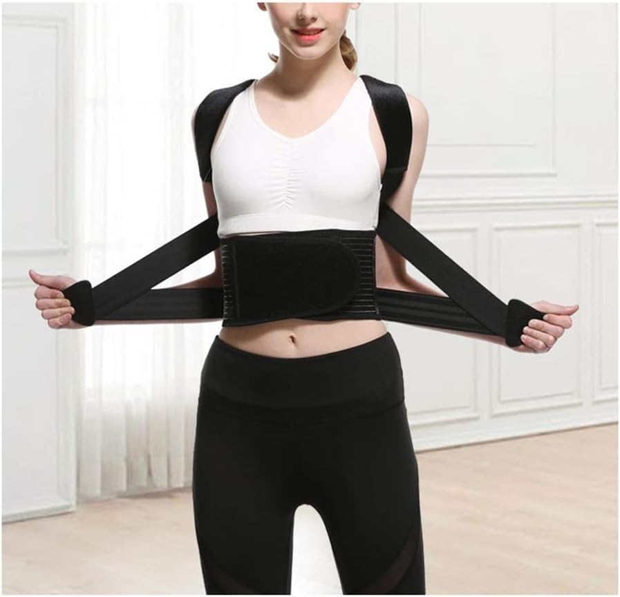 Adjustable Posture Corrector Back Support Shoulder Postural Fixer Tape Back Posture for Women Corset for Posture(L Code)