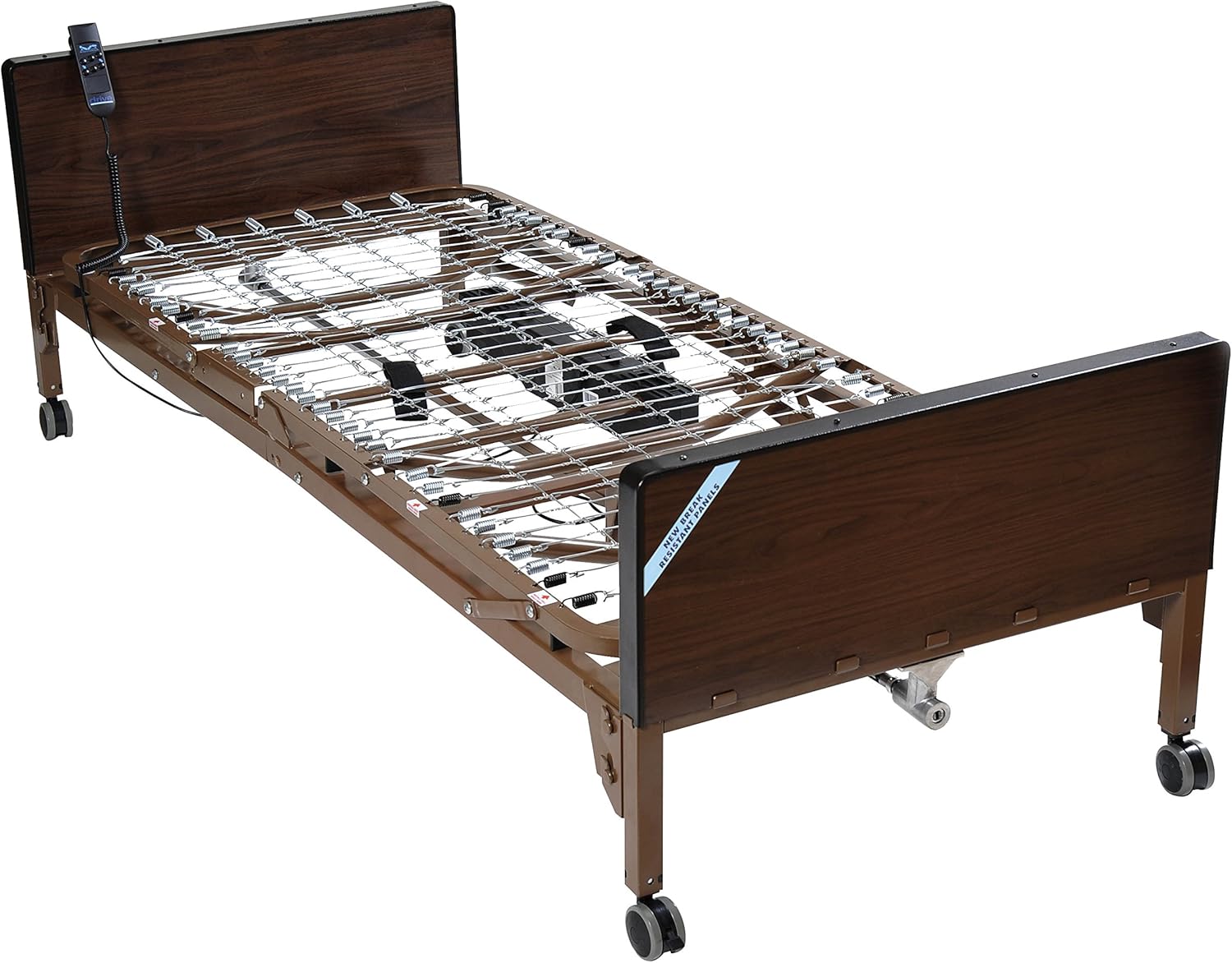 Drive Medical Heavy Duty Bariatric Hospital Bed, Brown, 48