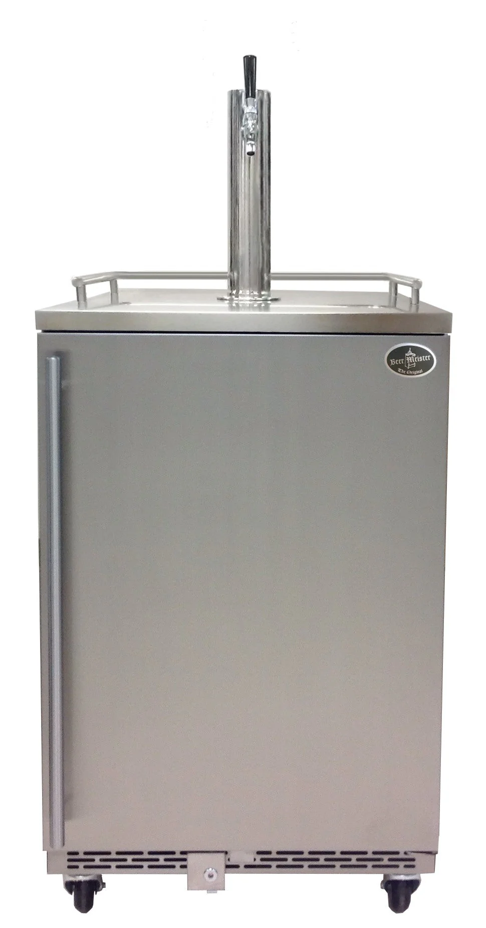 Beer Meister Premium Series Refrigerator Single Tower With Stainless Door and Digital Temperature Control (BM1600SSWT)