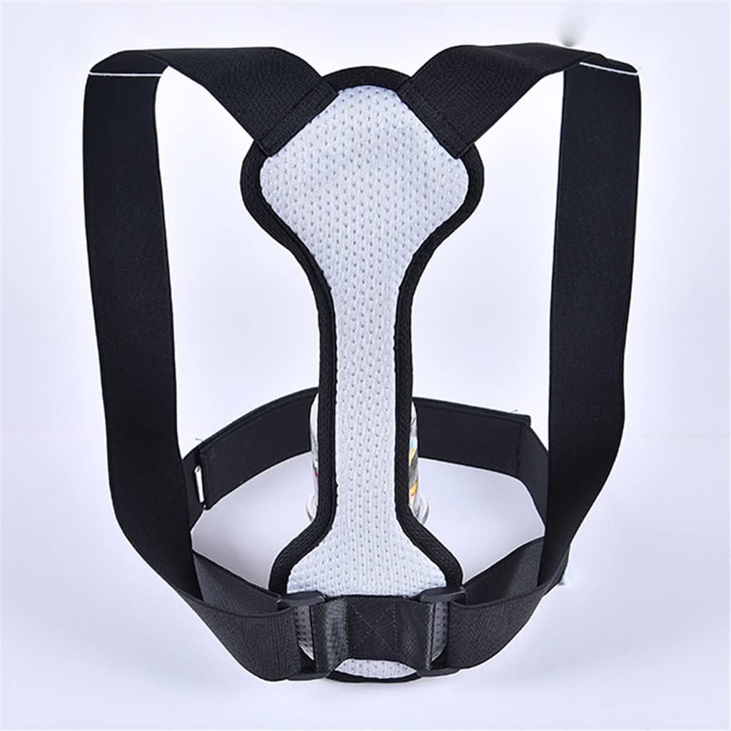Adjustable Clavicle Support Brace for Men Women Back Posture Corrector for Bad Posture Improve Upper Back Sup(Gray,XXL Code)