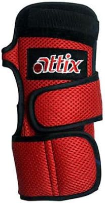 ATTIX Red Bowling Wrist Support Right Hand Gloves Bowl Accessories (M)