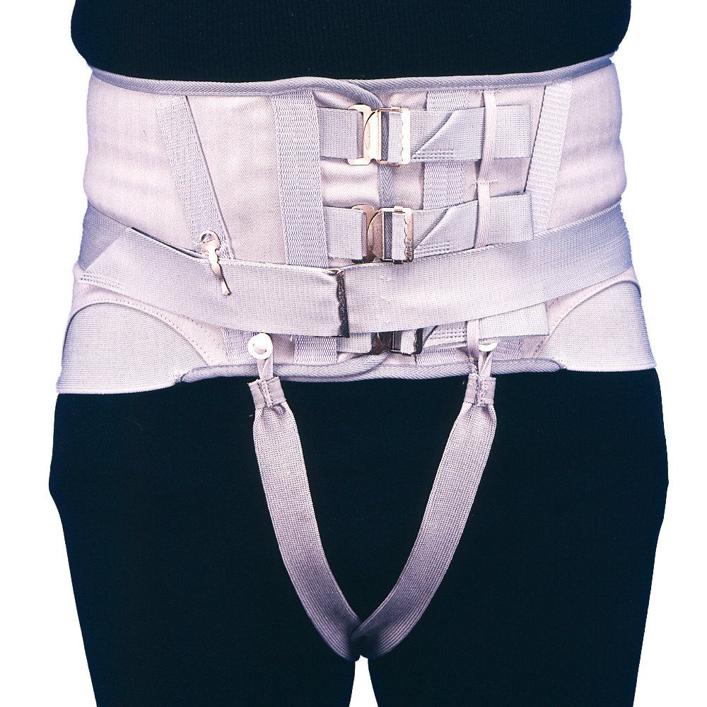 Truform-OTC Sacroiliac Pelvic Support with Lower Back Sacral Pad and Adjustable Lace, 34 Inch Hip