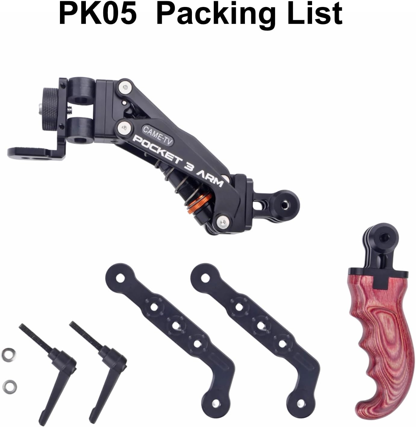 Came-TV Handle Grip Camera Mount, Handheld Camera Stabilizer Mount with 1/4