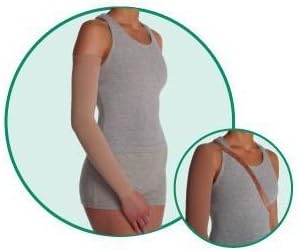 Varin Soft-In Max Arm Sleeve with Shoulder Strap Long, Beige, Size 1, Extra Small, Compression 20-3