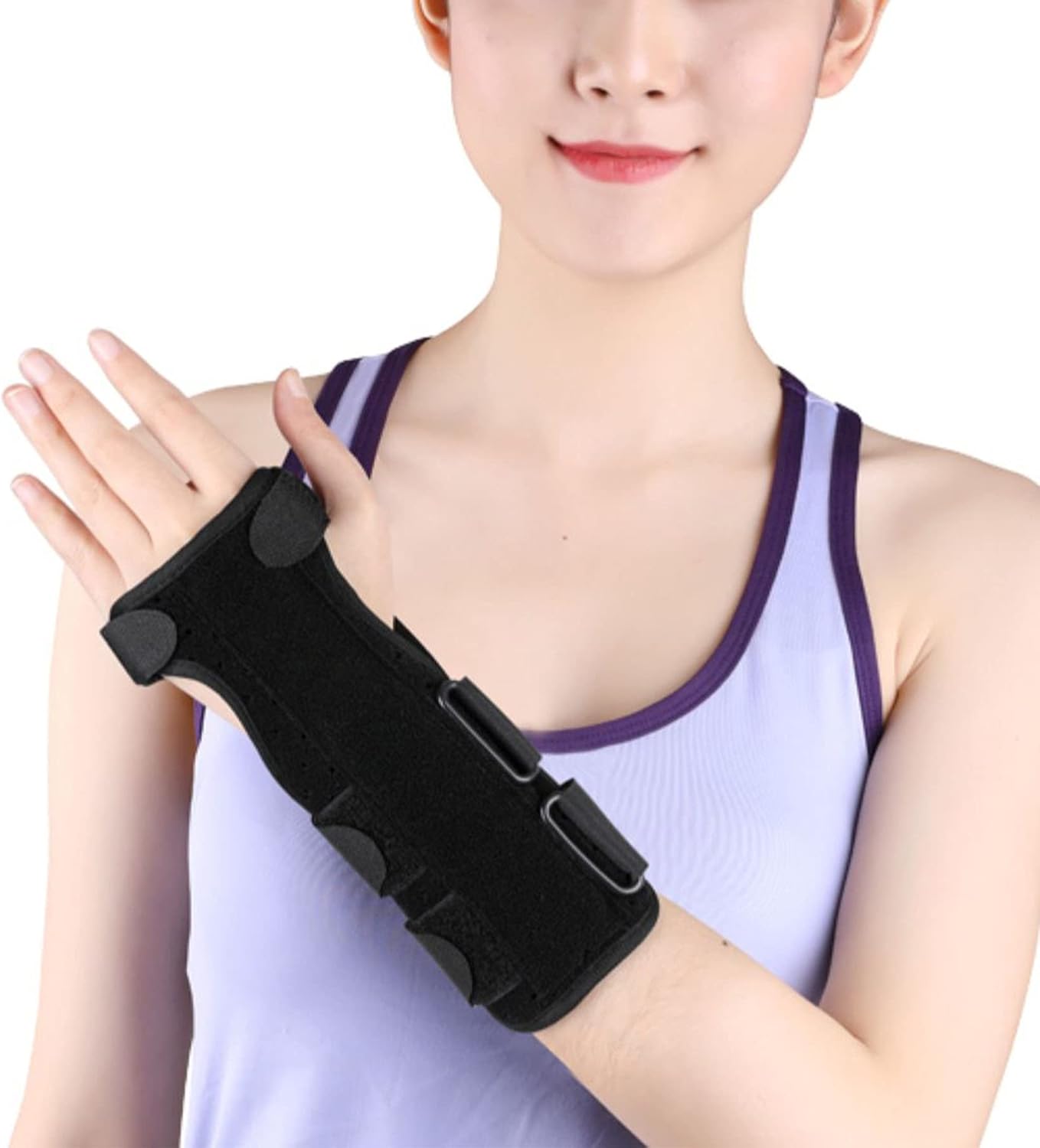 Carpal Tunnel Wrist Brace Wrist Support and Tendonitis Sports Injuries Sprain Arthritis Broken Pain Relief Treat Wrist Pain Sports Injuries Night Sleep Suppor