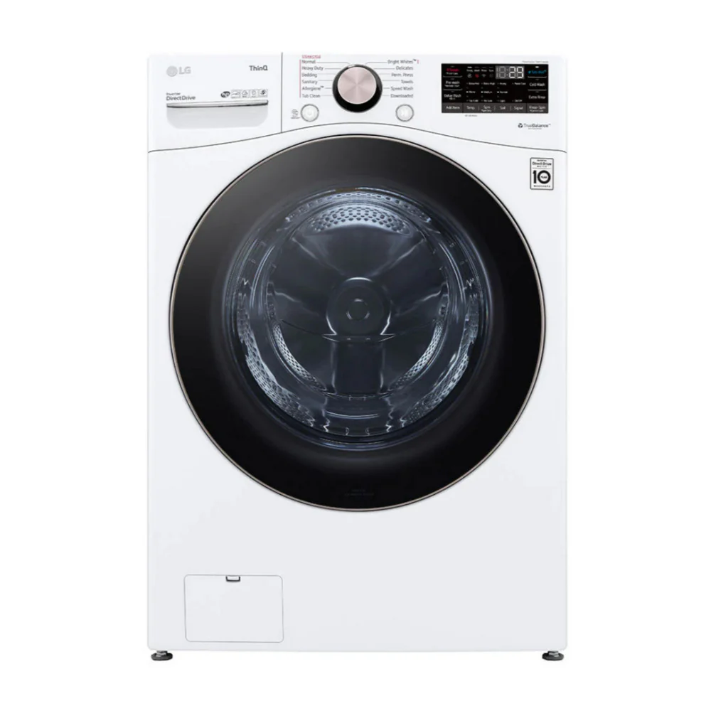 LG 4.5 Cubic Feet Smart Front Load Washer with TurboWash Technology (White)