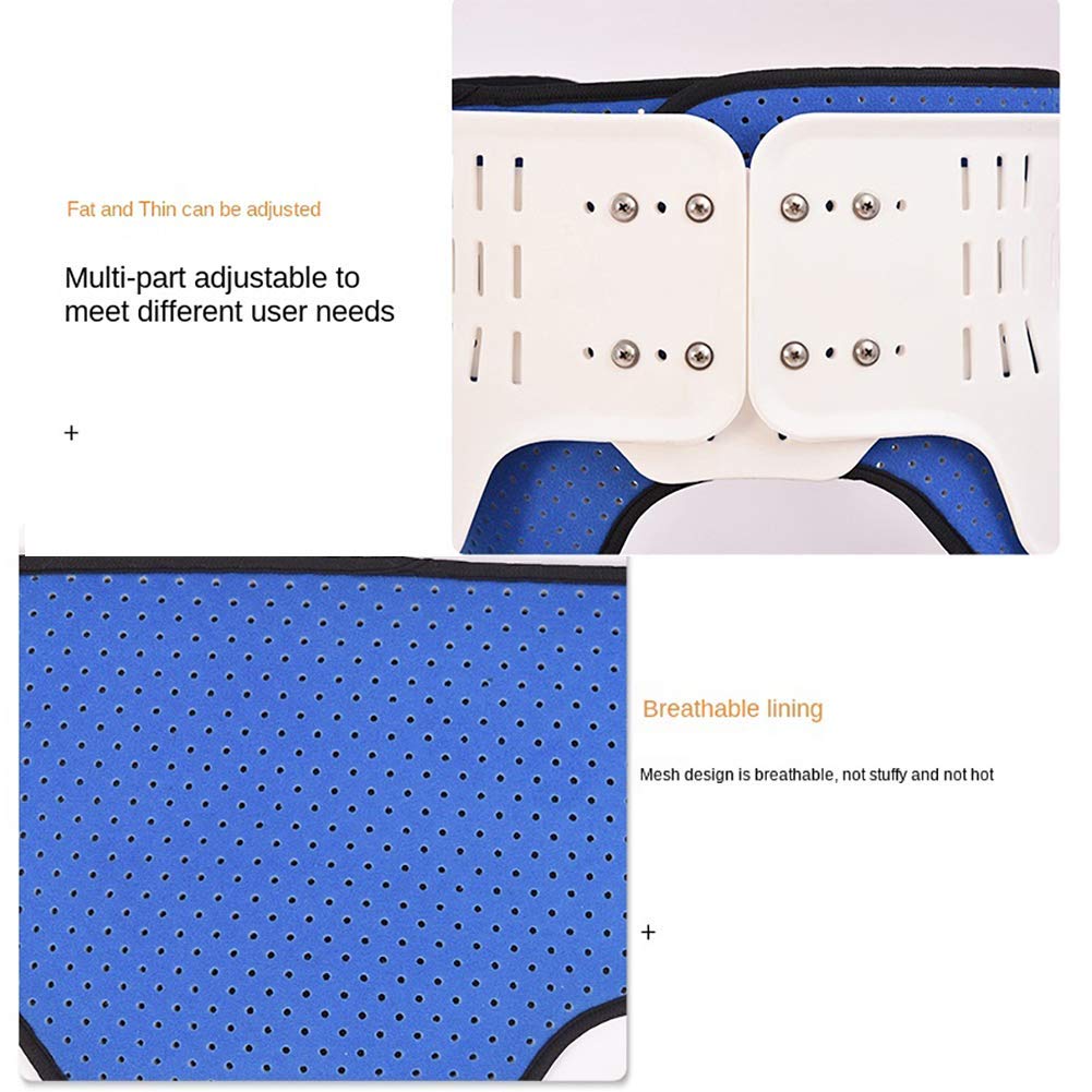 Hinged Hip Post-Op Ankle Foot Knee Brace Hinged Hip Stabiliser Corrector Support Brace Adjustable Thigh Knee Ankle Foot Orthosis (Left-Medium