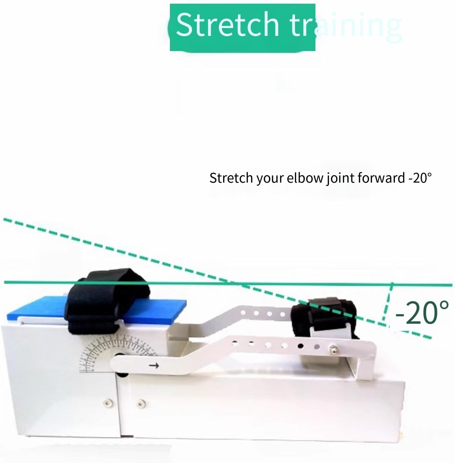 Elbow Brace Arm Exerciser，Electric Elbow Joint Rehabilitation Device,-10°~150° Adjustable Post Op Elbow Brace Stabilizer Splint,for Arm Fracture