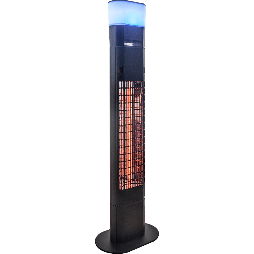 Ener-G+ 1500-Watt Infrared Freestanding Electric Outdoor Heater w/ Speaker & Remote Control