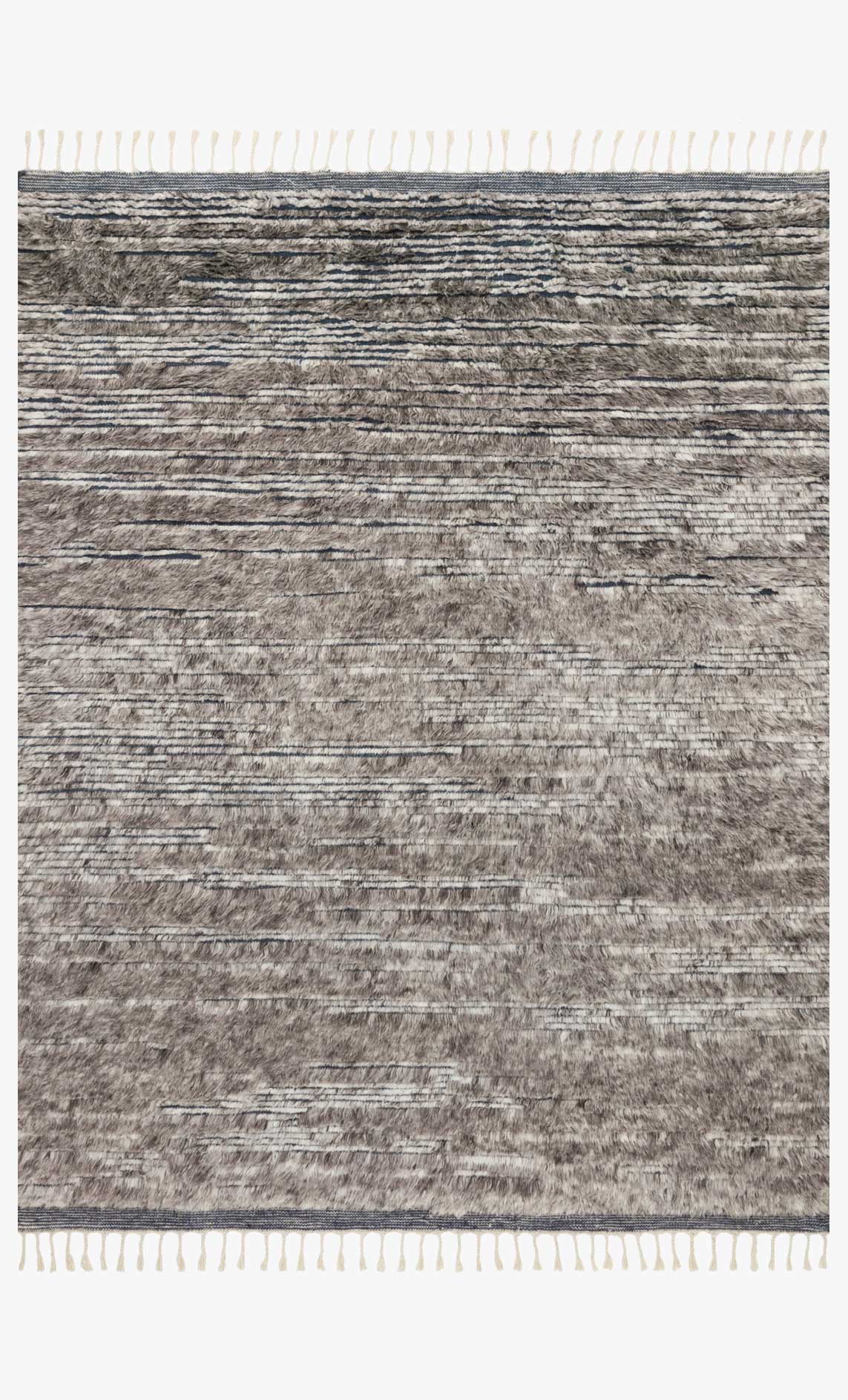 Loloi Khalid Collection - - Hand Knotted Rug in Pewter & Ink (KF-04)