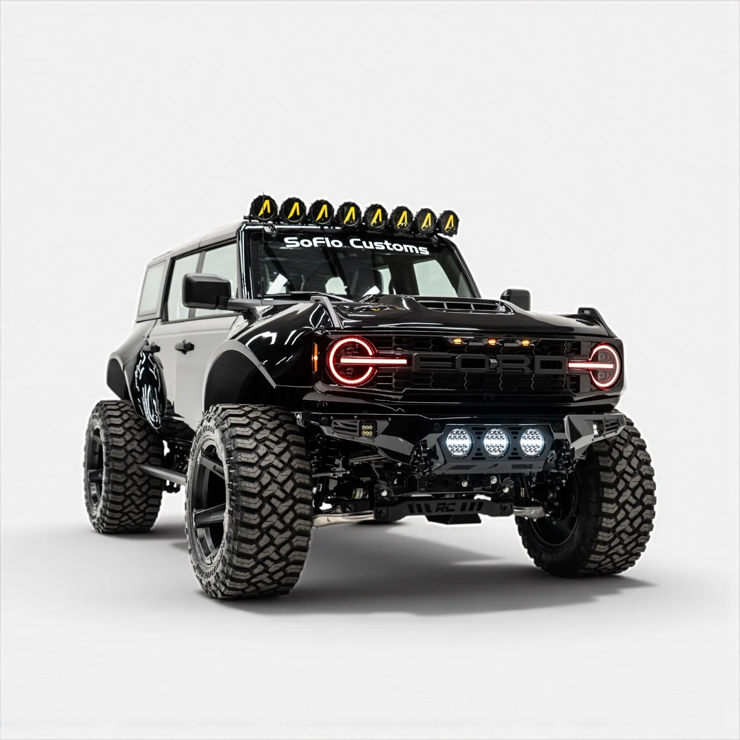 Ford Bronco Baja Front Bumper w/ Lights 2021-2026