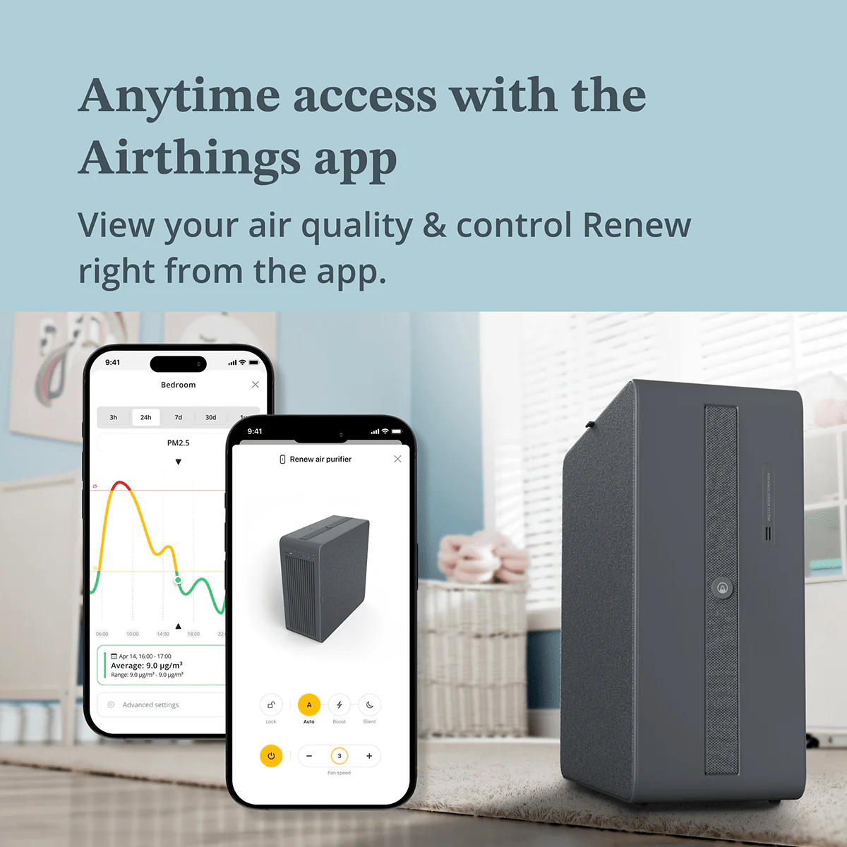 Airthings Renew Air Purifier