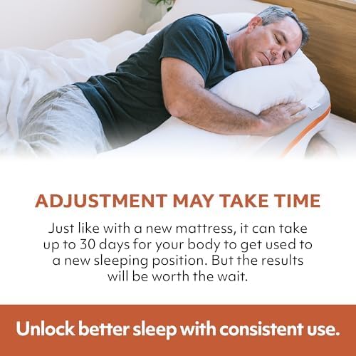 MedCline Shoulder Relief System with Extra Cases, Bed Wedge Pillow for Shoulder Pain Relief and Therapeutic Body Pillow, Inclined Sleep Position with Arm Pocket, Large for 5'10