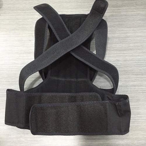 Posture Corrector Shoulder Support Posture Correction Belt Men Women Magnetic Corset Back Belt Lumbar Posture Corrector Brace Back Student Back Brace,Black-L,Black-L