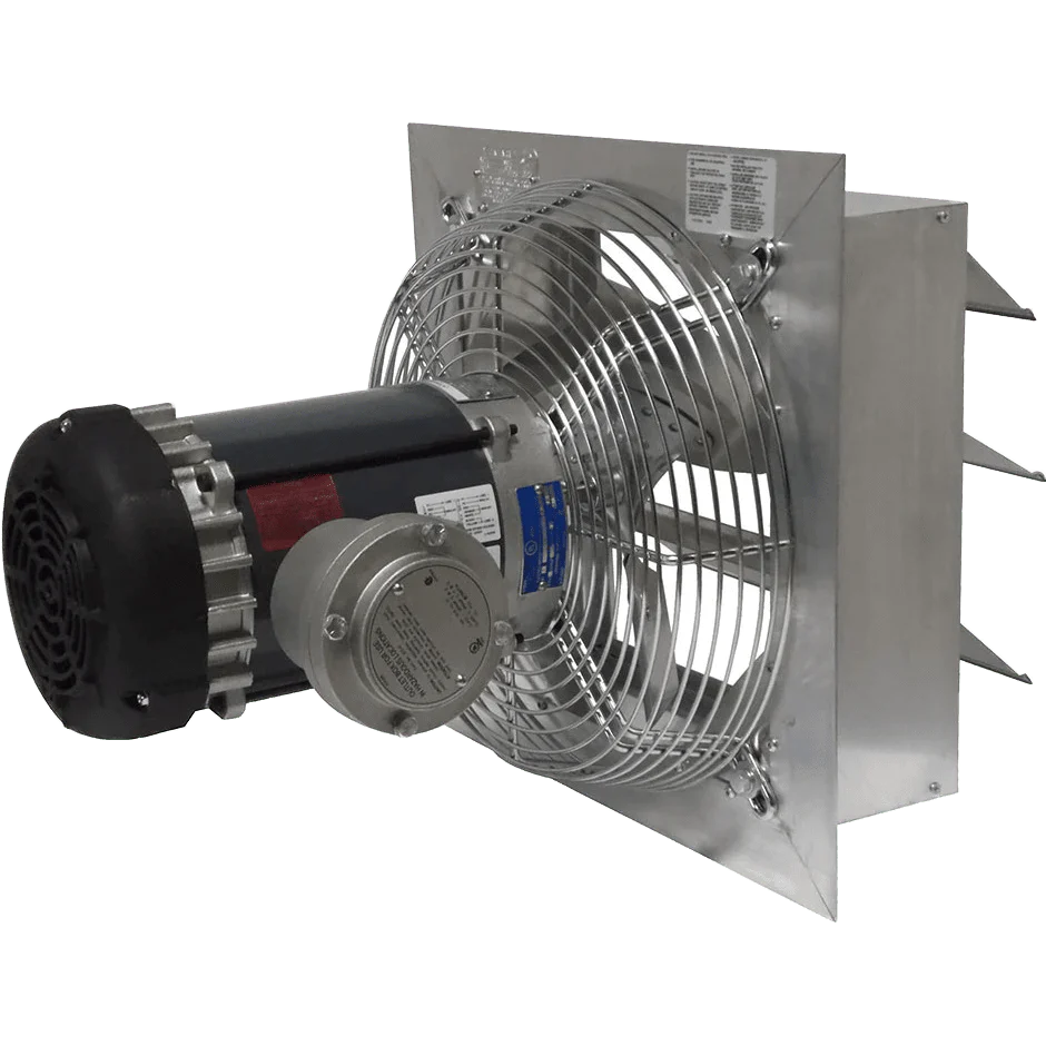 Canarm AX 14-In. Explosion Proof Aluminum Wall Mount Shutter Exhaust Fan