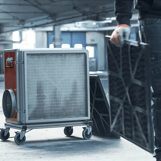 Husqvarna A2000 Portable HEPA Air Scrubber Negative Air Machine