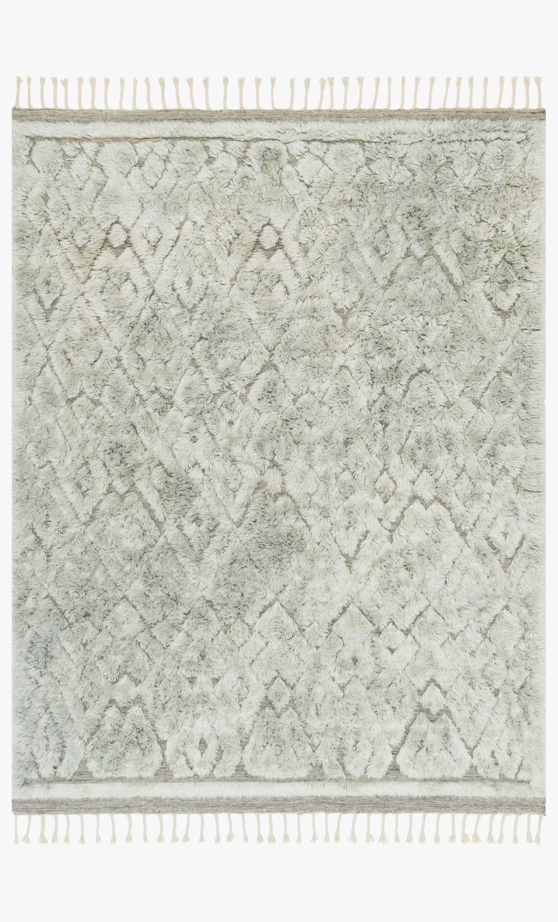 Loloi Hygge Collection - Contemporary Hand Loomed Rug in Grey & Mist (YG-01)
