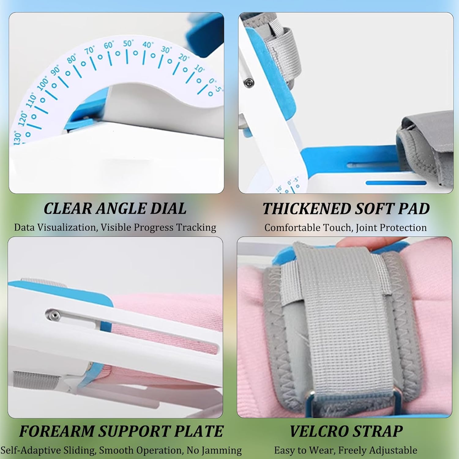 Electric Elbow Joint Rehabilitation Trainer, -5~145° Full-Angle Exercise, Brace Elbow Joint Rehabilitation Device, Arm Rehabilitation Device, Elbow and Arm Exerciser, for Home Use