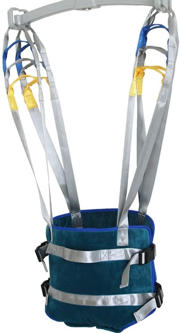 Full Body Patient Lift Sling, Four Point Support Shower Sling Lift Sling for Elderly,Bariatric and Disabled Home Use Medium(Large)