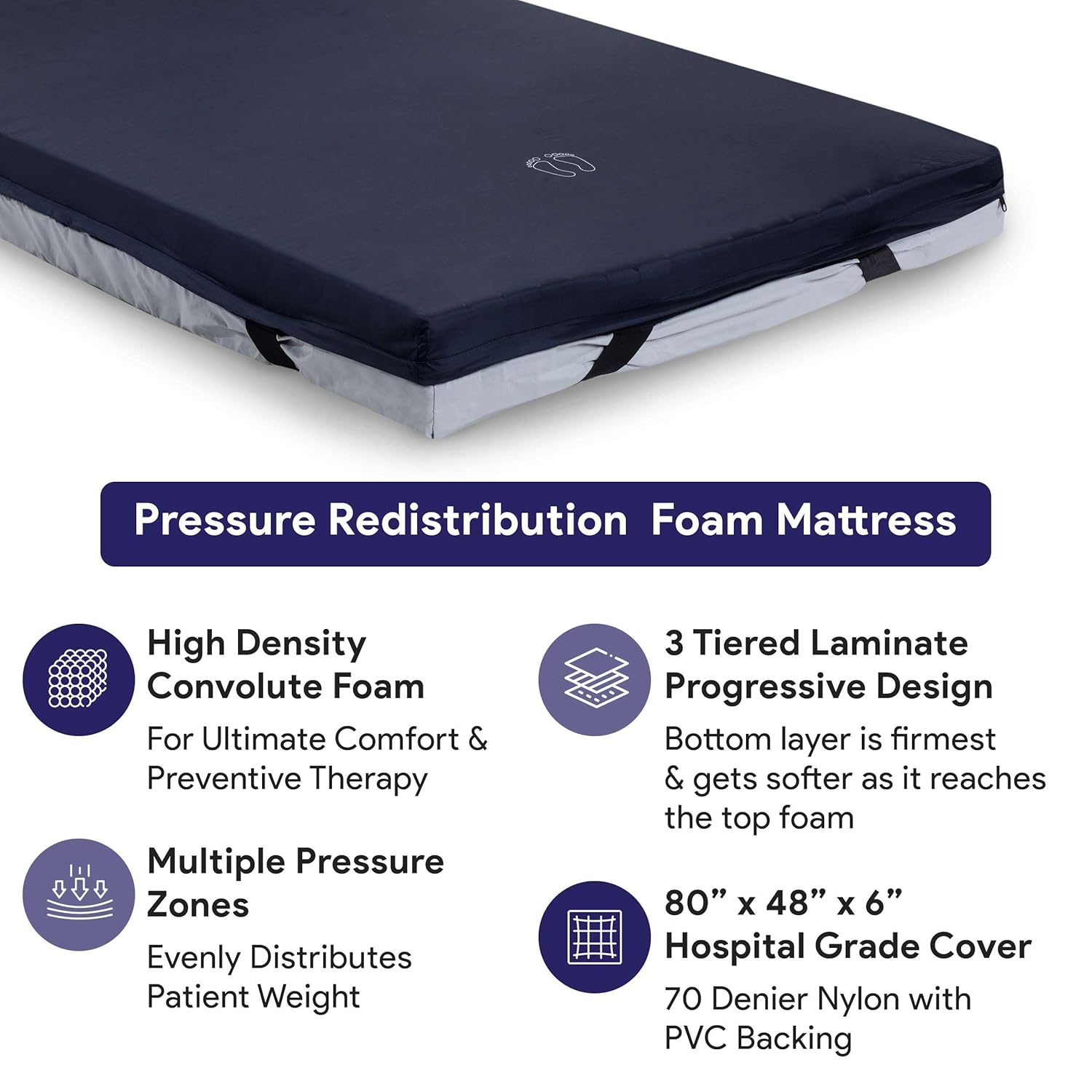 Ultra Wide Adjustable Hospital Bed with 48