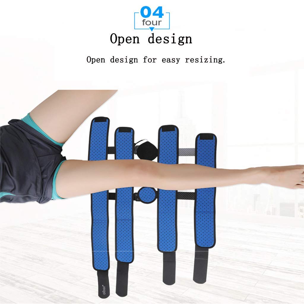 Hinged Rom Knee Brace Adjustable Post Op Patella Brace Support Stabilizer Pad Orthosis Splint Wrap Medical Orthopedic Guard Protector - Knee Brace Support