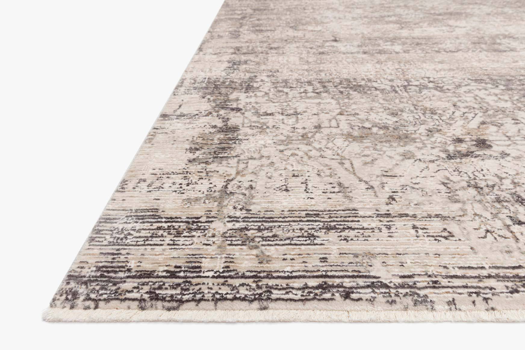 Loloi Homage Collection - Transitional Power Loomed Rug in Graphite & Beige (HOM-01)