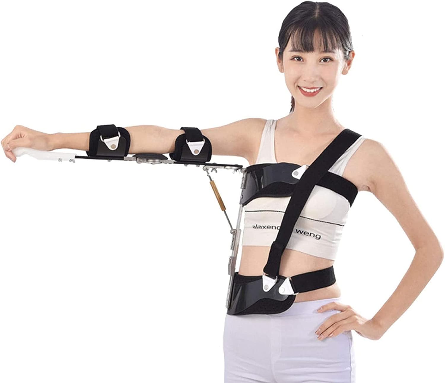 HAILM Adult Shoulder Abduction Orthosis Humeral Fracture Fixation Bracket Sling Adjustable Shoulder Orthosis Immobilizer for Injury Support,L