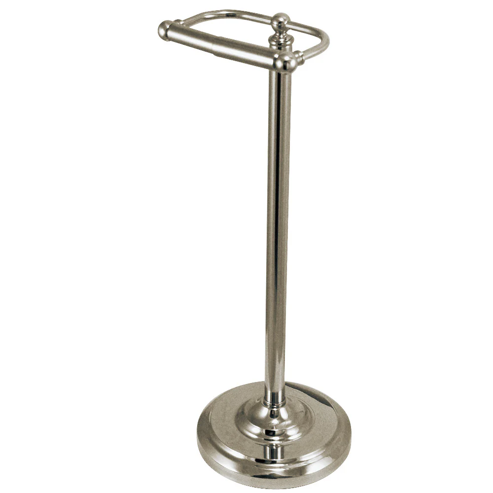 Kingston Brass Vintage Freestanding Toilet Paper Holder, Brushed Nickel (CC2008)