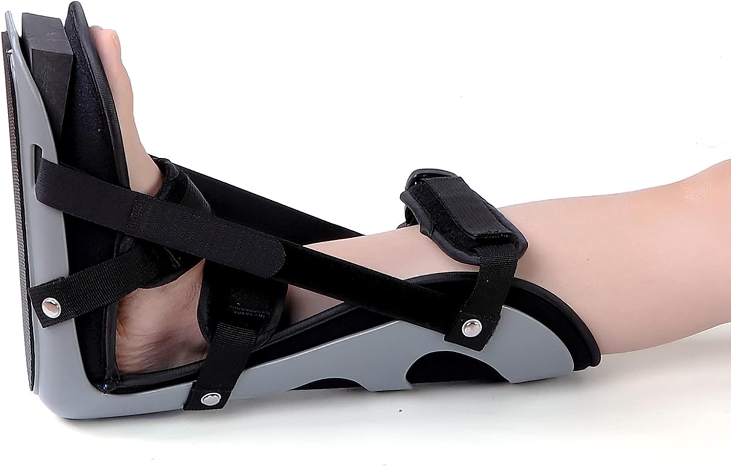 Fracture Boot, Ankle Stabilizer Brace, Plantar Fasciitis Unisex Adjustable Night Splint, Foot Drop Orthosis Ankle Sprain Fixation Brace Foot Support for Ankle Protection