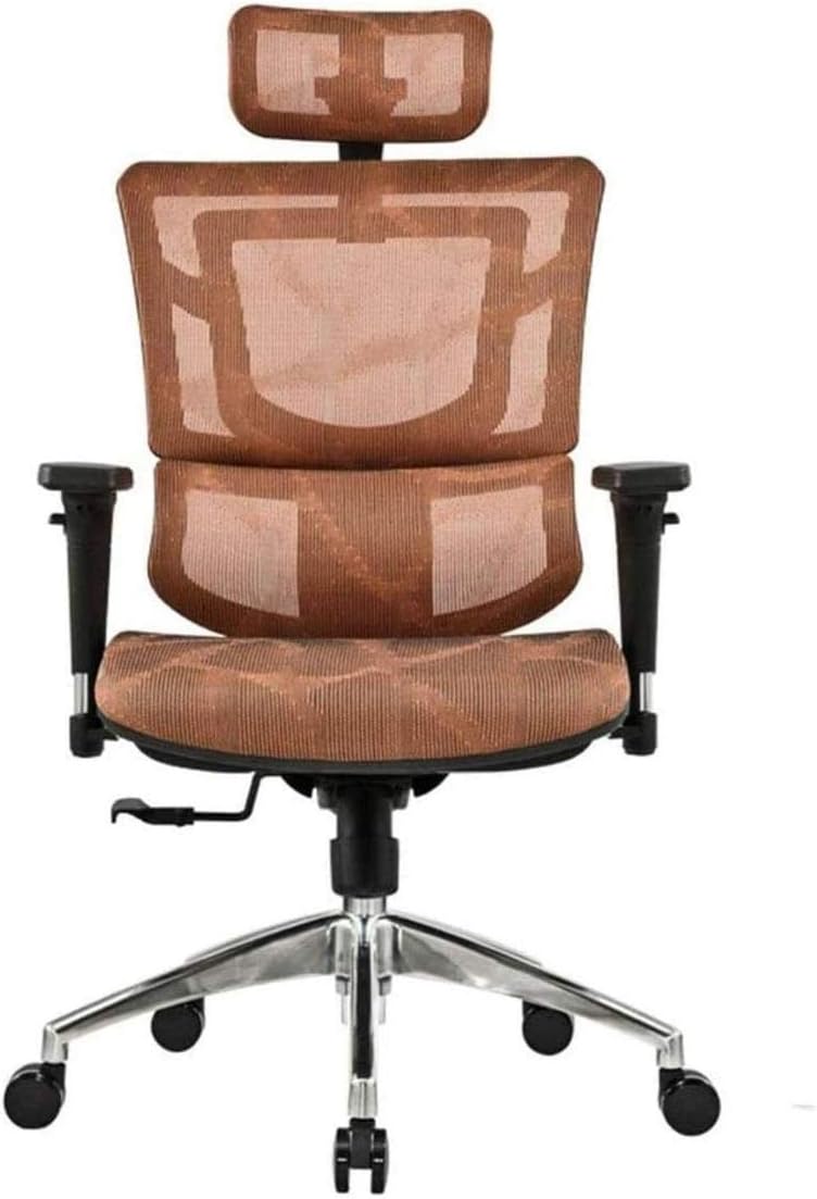Commercial Ergonomic High Back Executive Mesh Chair, with Adjustable Lumbar Support, Headrest and 3D Armrests (Black One Size)