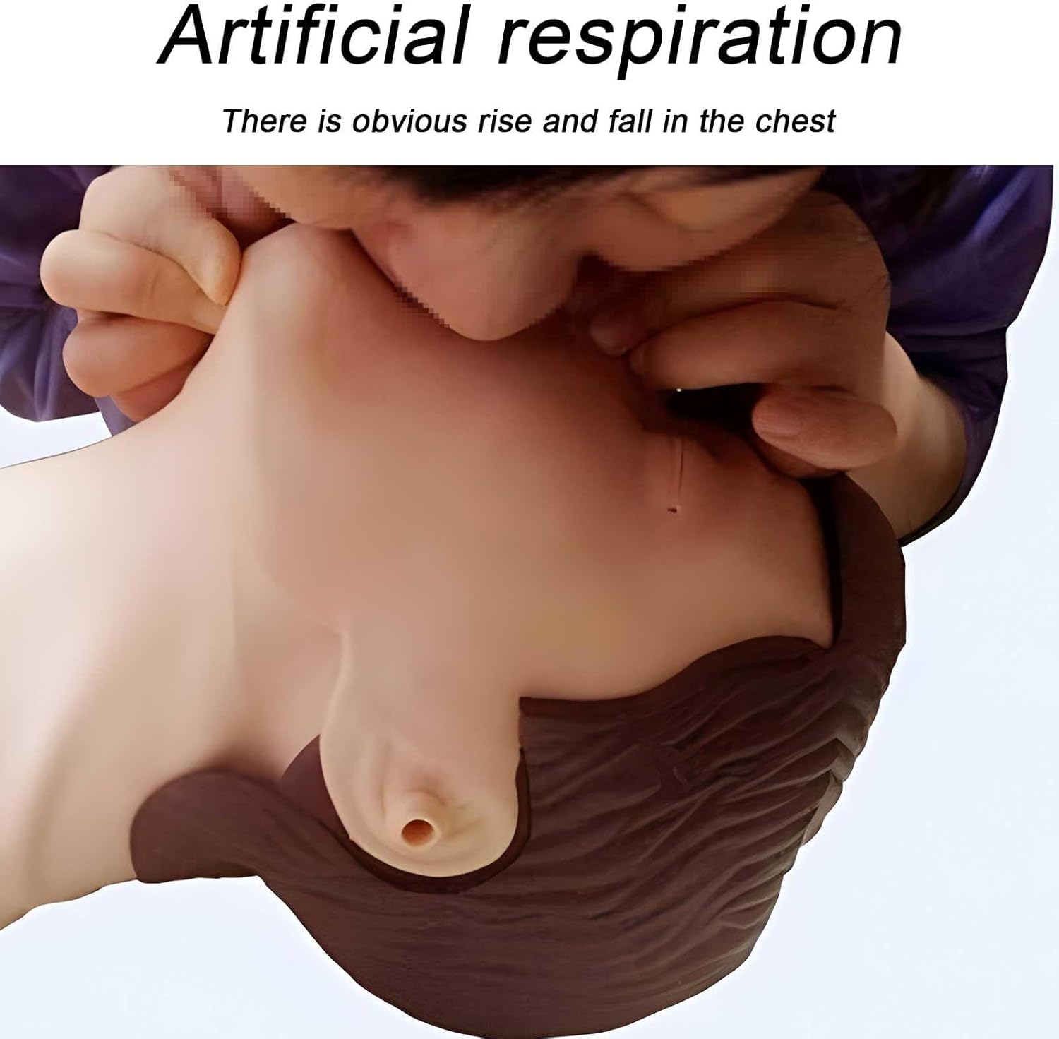 CPR Manikins and First Aid Kit, CPR Training Dummy Full Body CPR Mannequins Adult with Replaceable Facial Skin & 4 Replaceable Lung Bags & Storage Bag & Mat