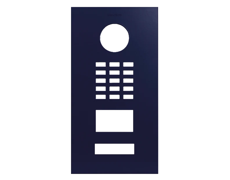 DoorBird Front Panel for D2101V in Night Blue, RAL 5022