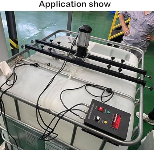 Electric Paint Mixer with Foldable Impeller and Adjustable Stirring Rod, Ideal for Mixing Paint, Coating, Glue, and Cement