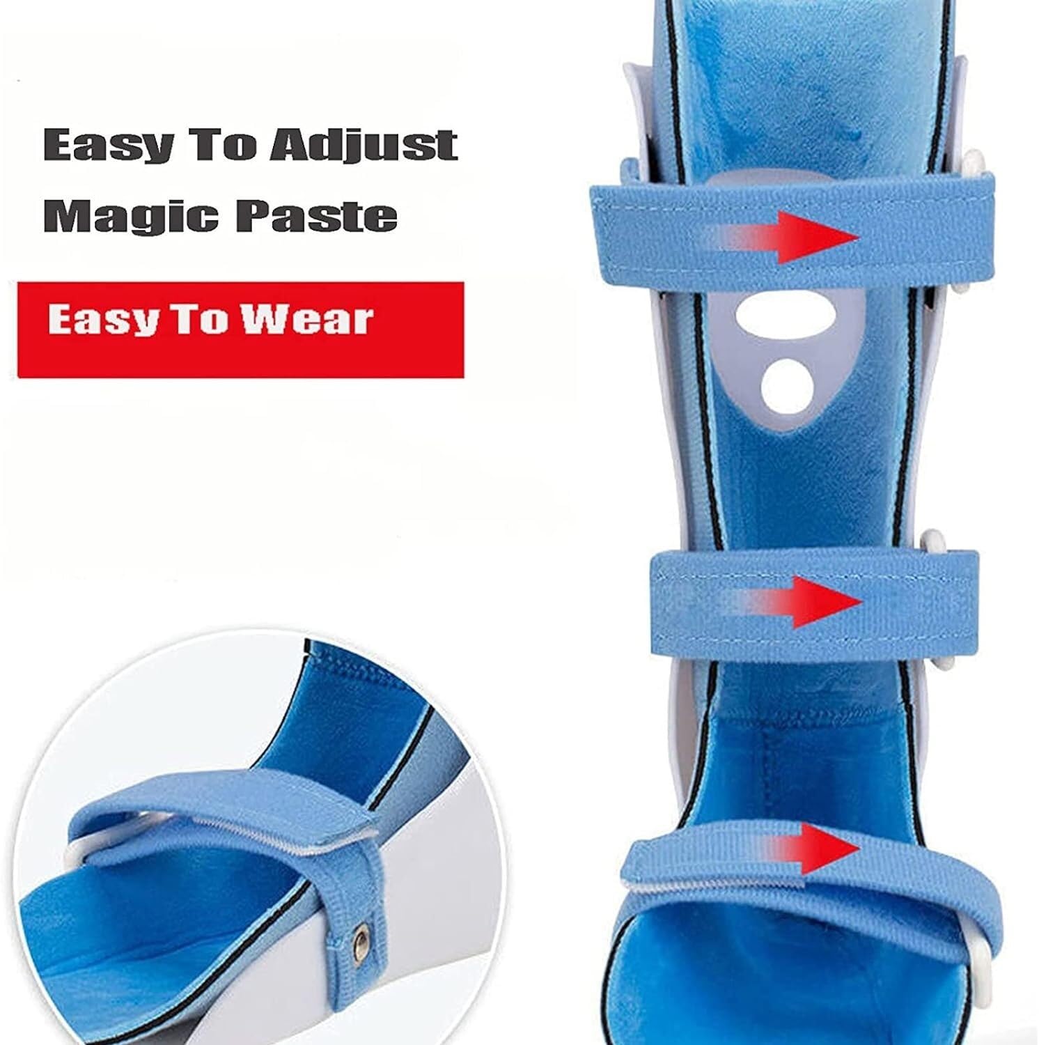 Kids Othopedic Ankle Foot Brace Ankle Sprain Fracture Fixation Brace AFO Drop Foot Splint Night Splint Support For Children For Varus Correction Foot Support (Color : Left, Size : XLarge)