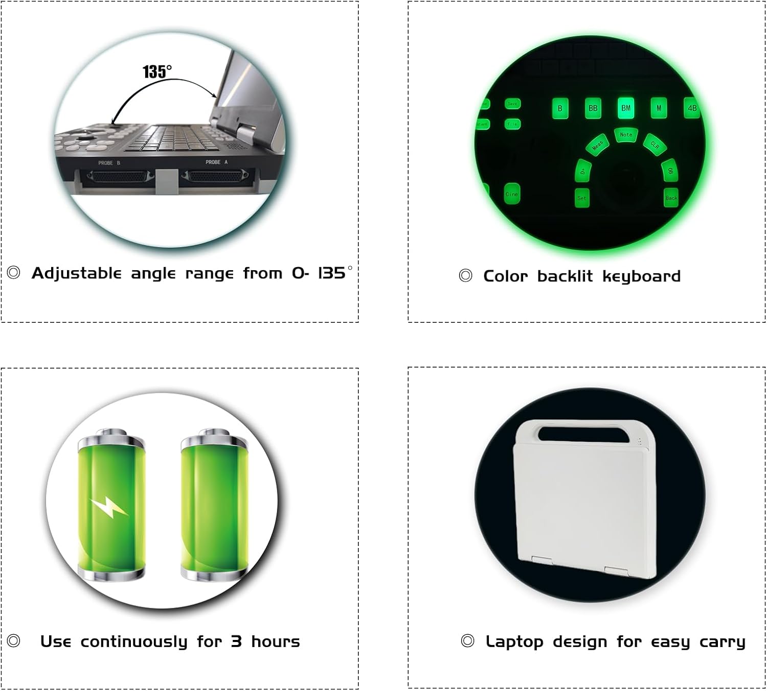 N60 Ultrasound Machine, PW upgradable, 15