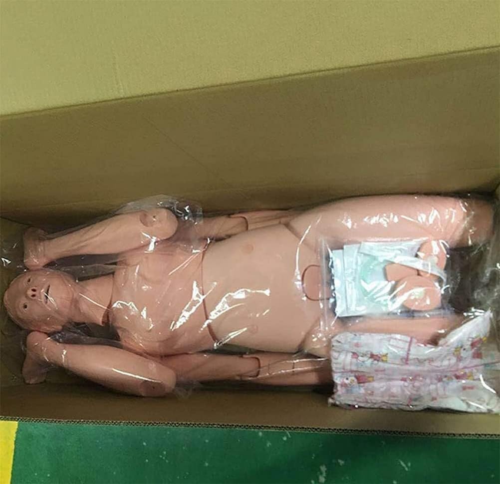 Patient Care Manikin, Training Manikin Teaching Model N Medical Science School Patient Care Full Body for Students Education Teaching Medical Training ls